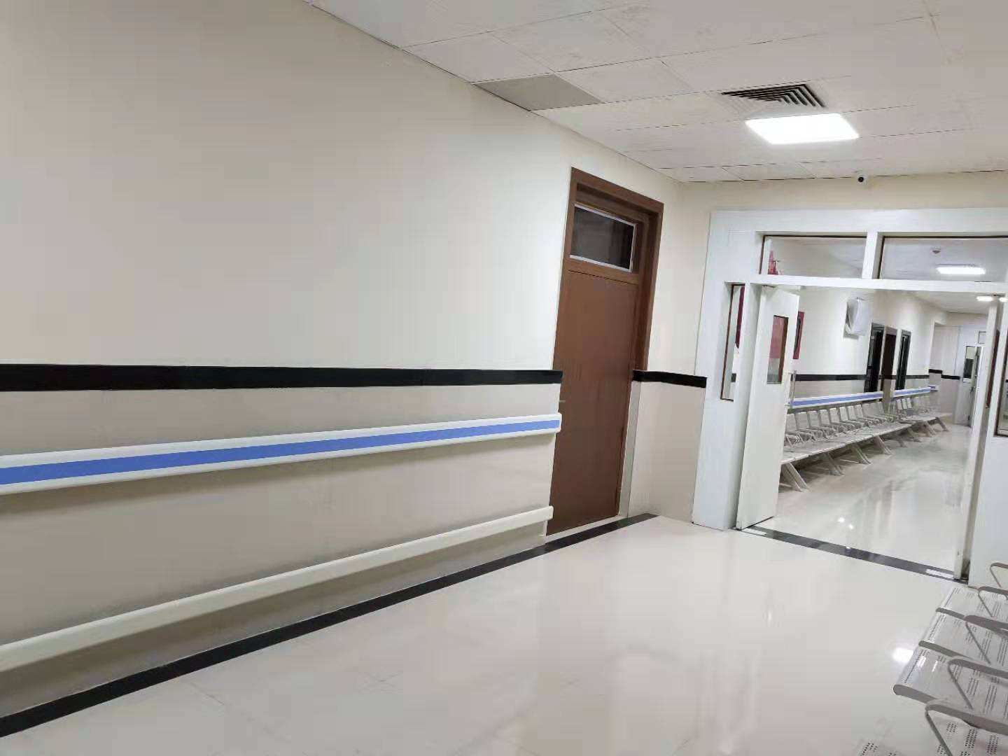 PVC Hospital Wall Guard Rail Handrail for Corridor Impact Protection